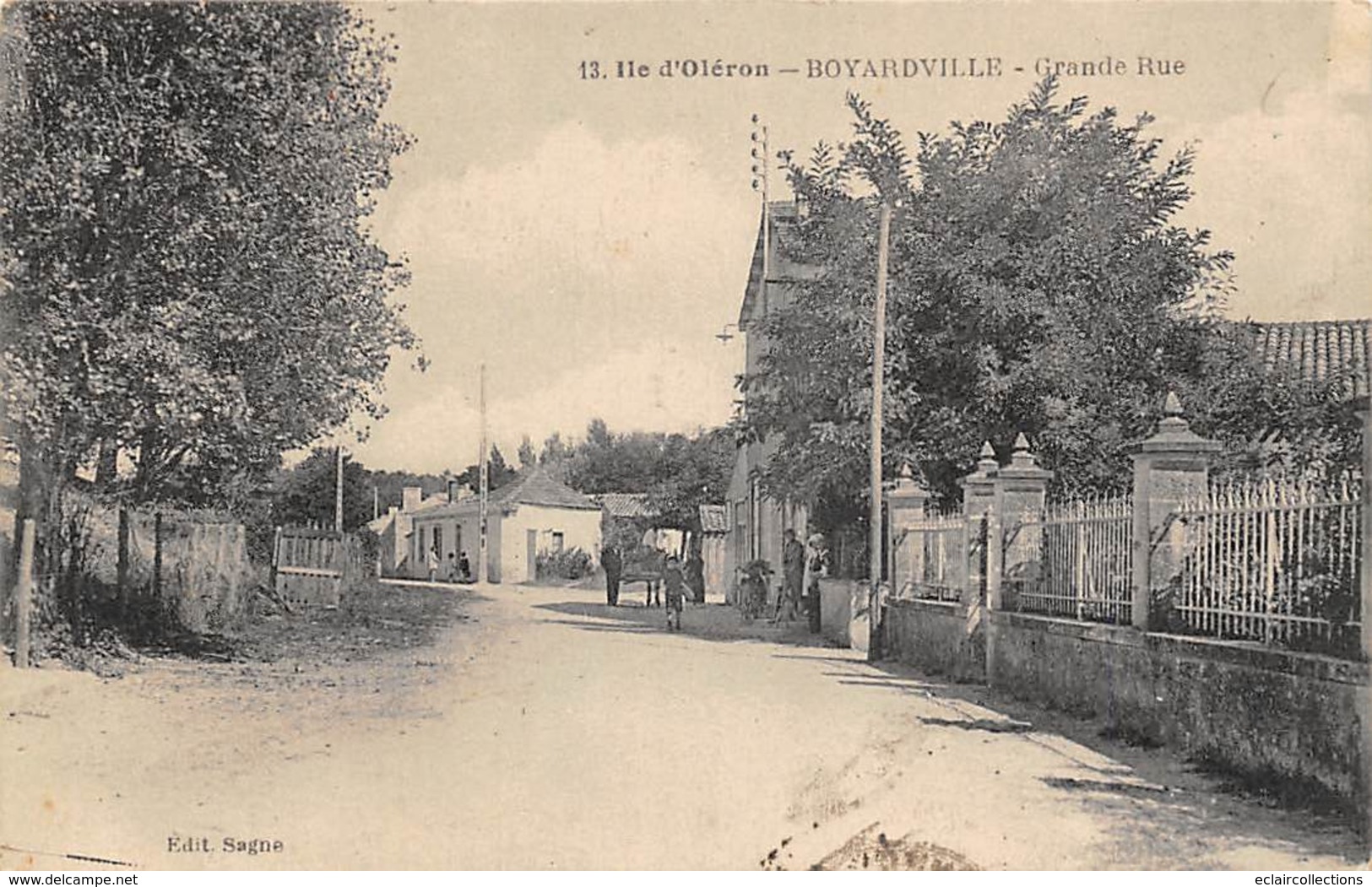 Ile D'Oléron. Boyardville       17     La Grande Rue     (voir Scan) - Ile D'Oléron