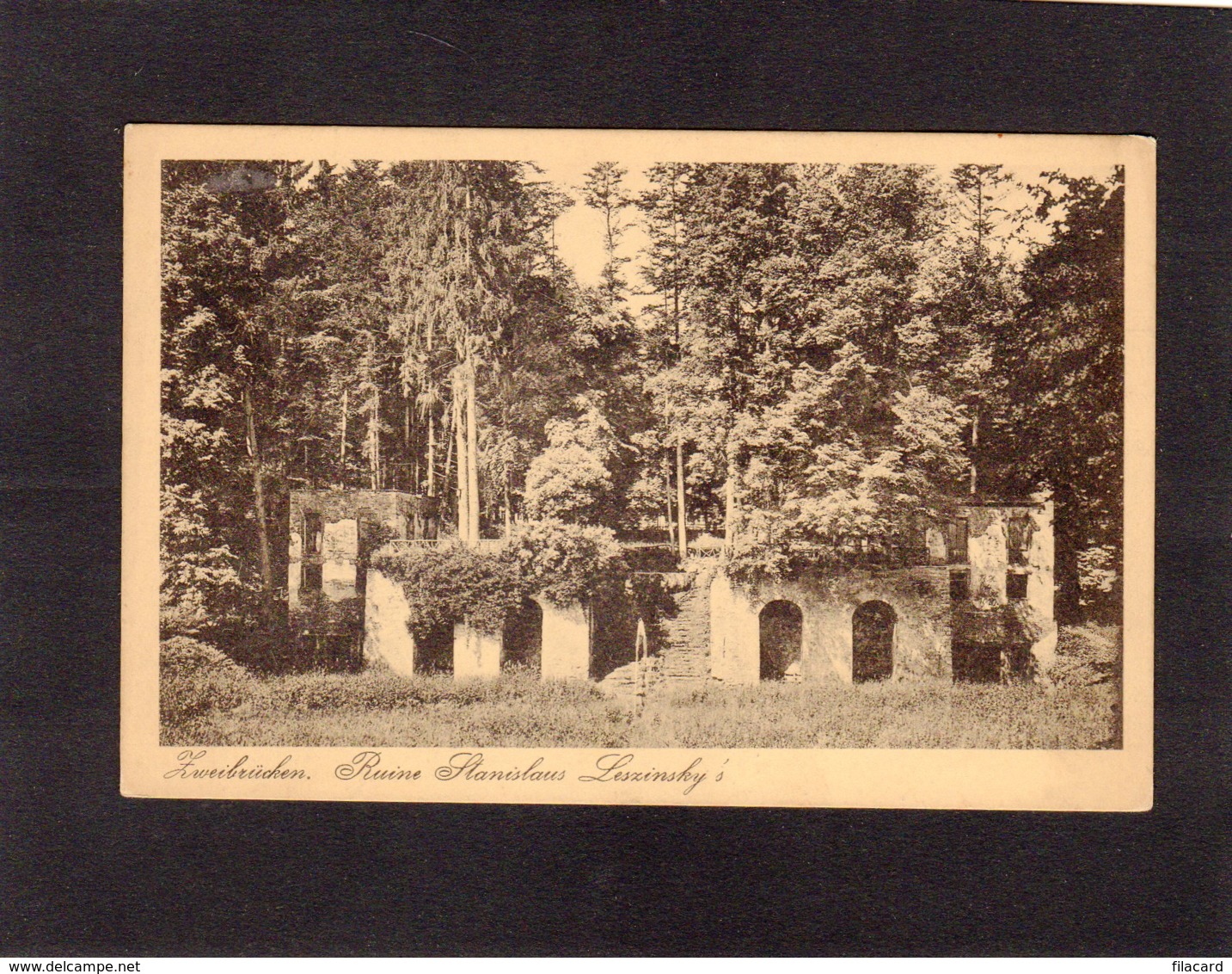 90181     Germania,   Zweibrucken,  Ruine Stanislaus  Leszinsky"s,  NV(scritta) - Zweibruecken