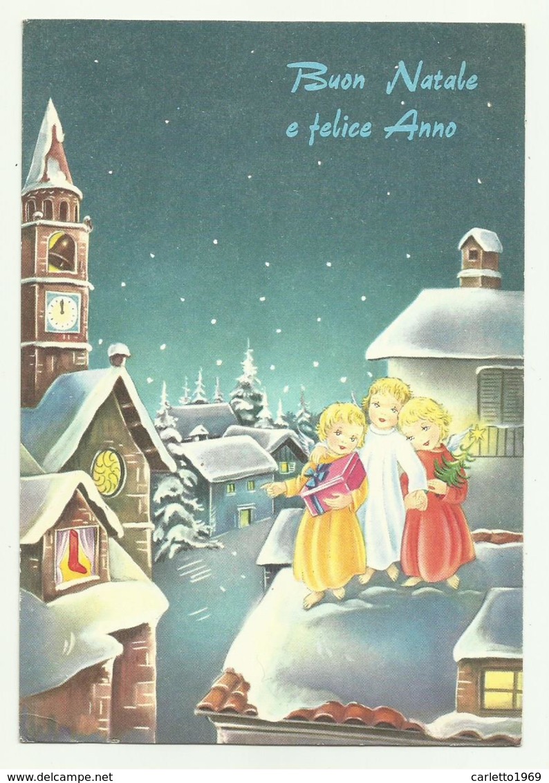 BUON NATALE E BUON ANNO  ILLUSTRATA VIAGGIATA FG - Sonstige & Ohne Zuordnung