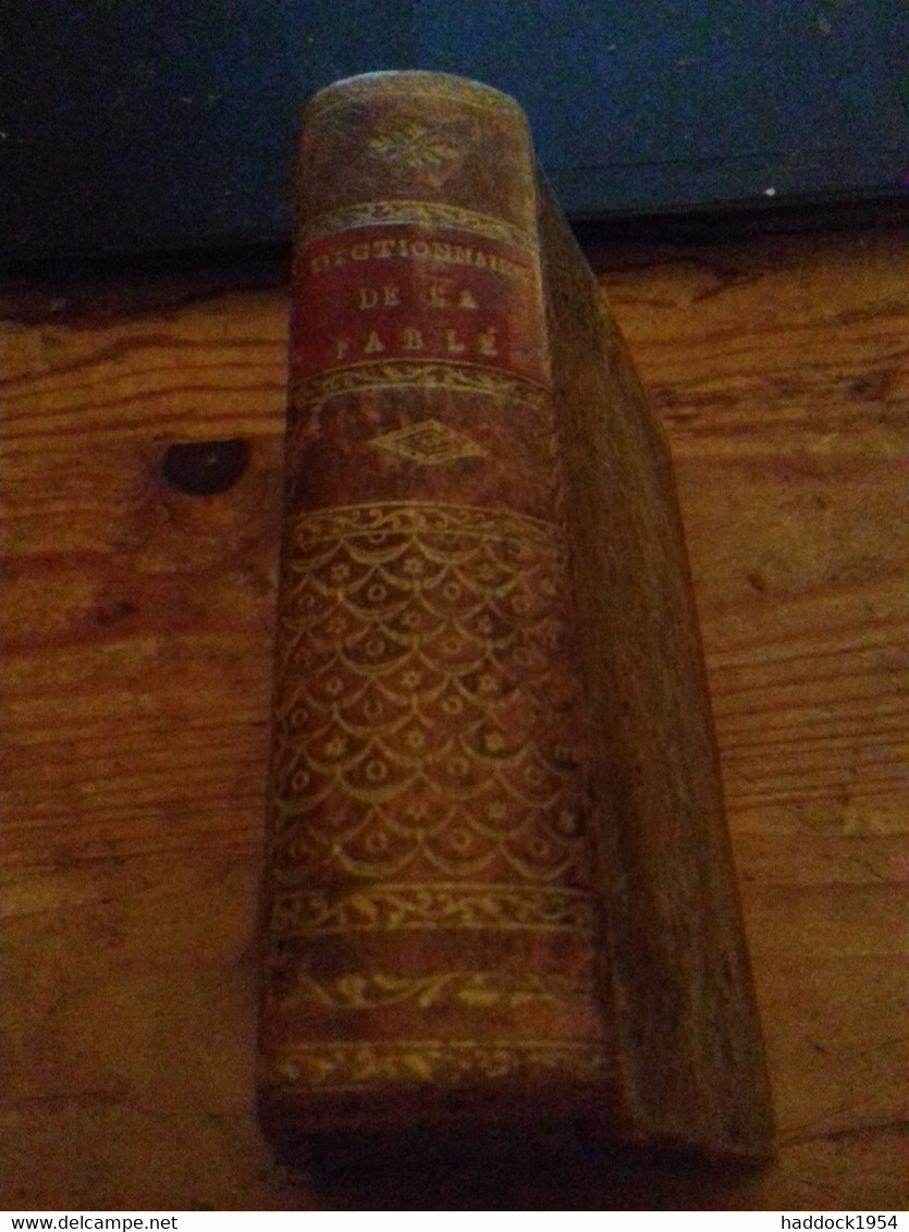 Dictionnaire Abrégé De La Fable CHOMPRE Adrien Egron 1817 - Dictionaries