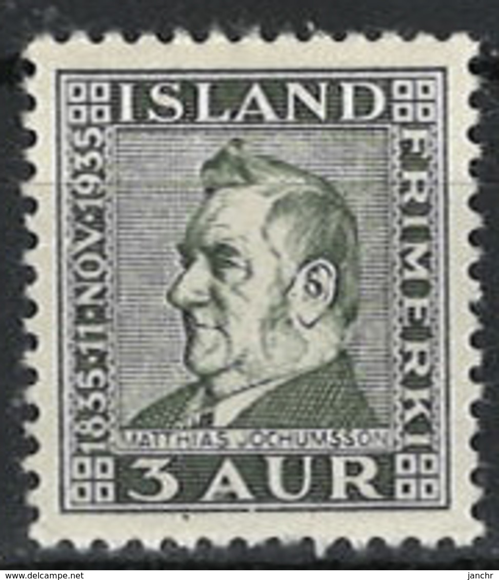 Iceland Island 1935. Mi 183, MNH - Ungebraucht