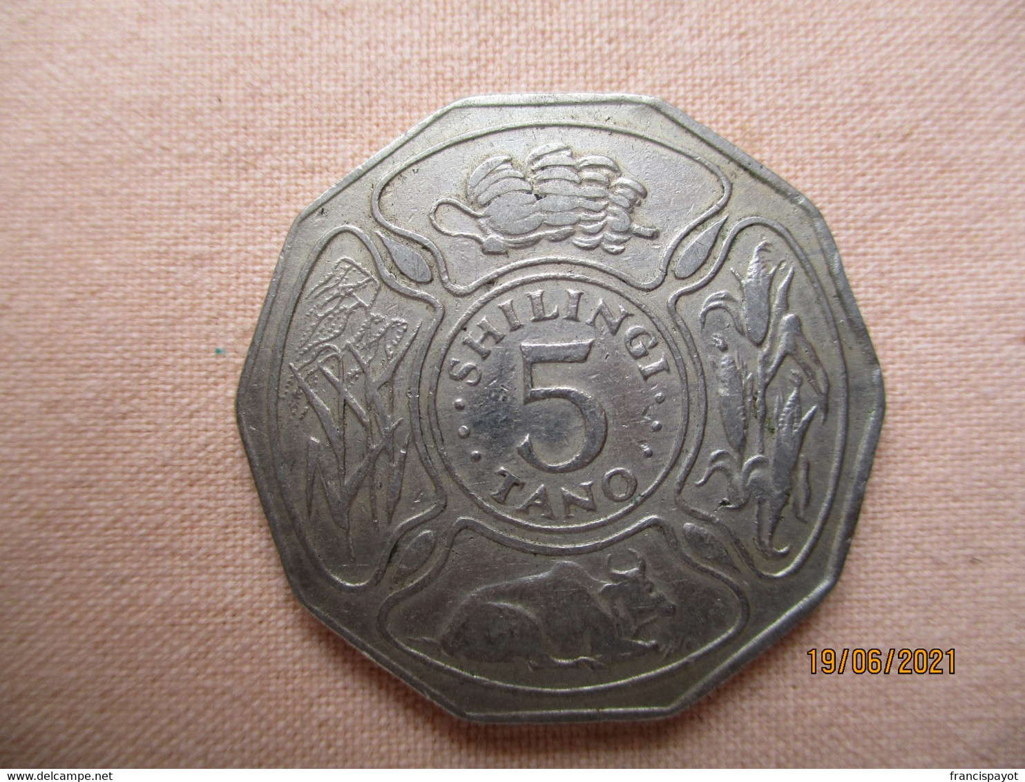 Tanzania: 5 Shillings 1972 - Tanzanie