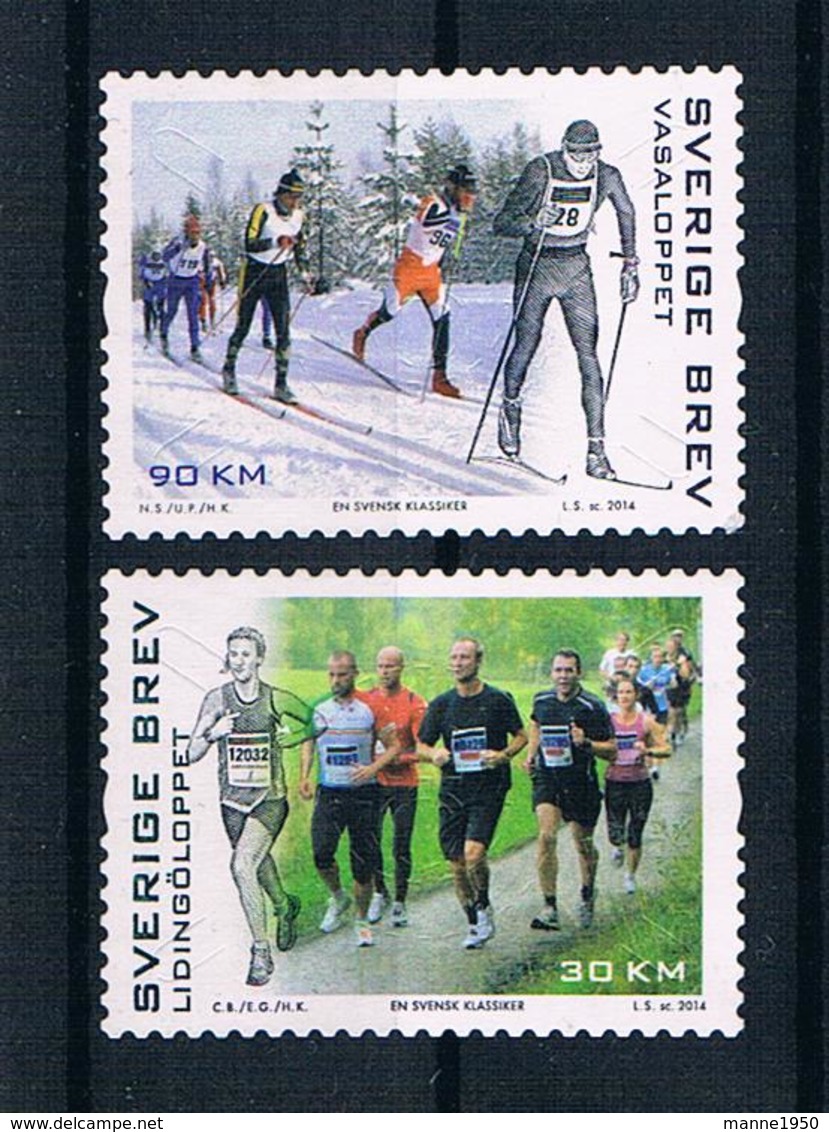 Schweden 2014 Sport Mi.Nr. 2974/75 Ungestempelt (oG) - Used Stamps