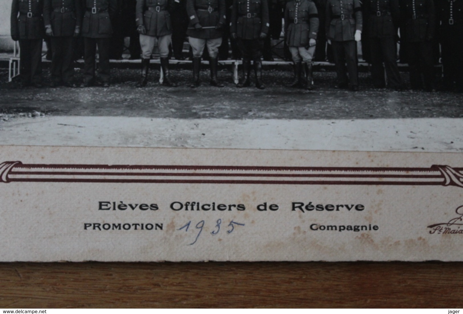 Photographie Militaire  EOR  De L'école Militaire  De L'Infanterie  Et Des Chars De Combat  1935 - Guerra, Militari