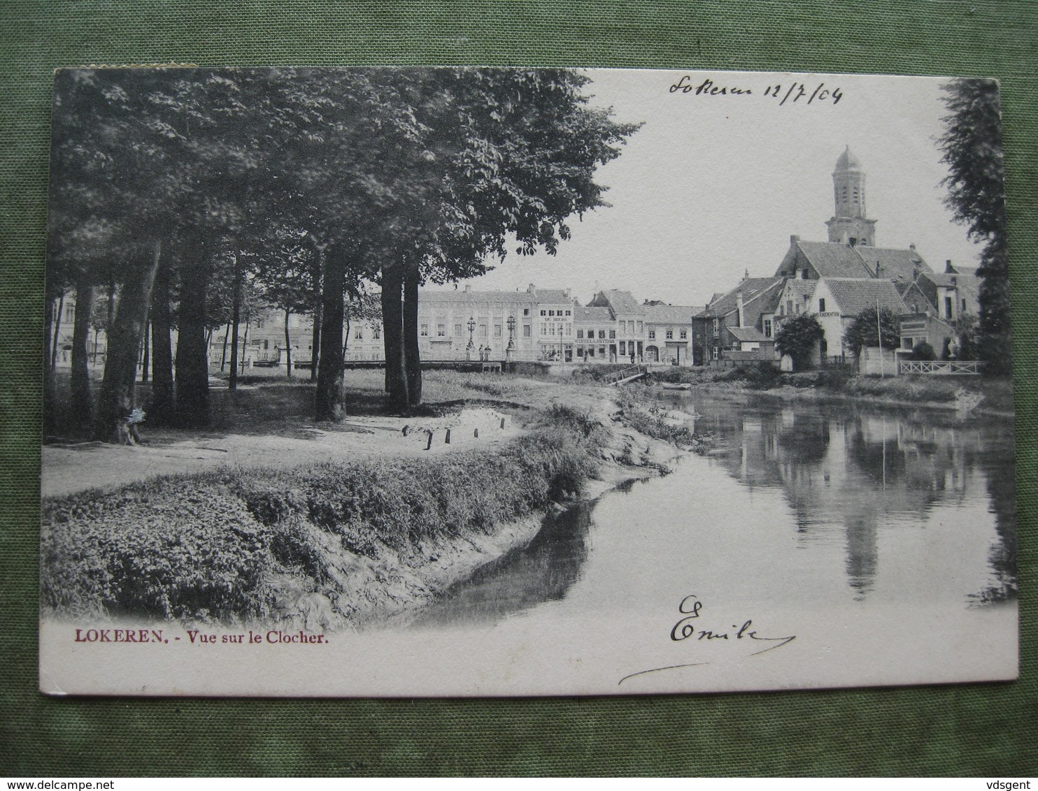 LOKEREN - VUE SUR LE CLOCHER 1904 - Lokeren