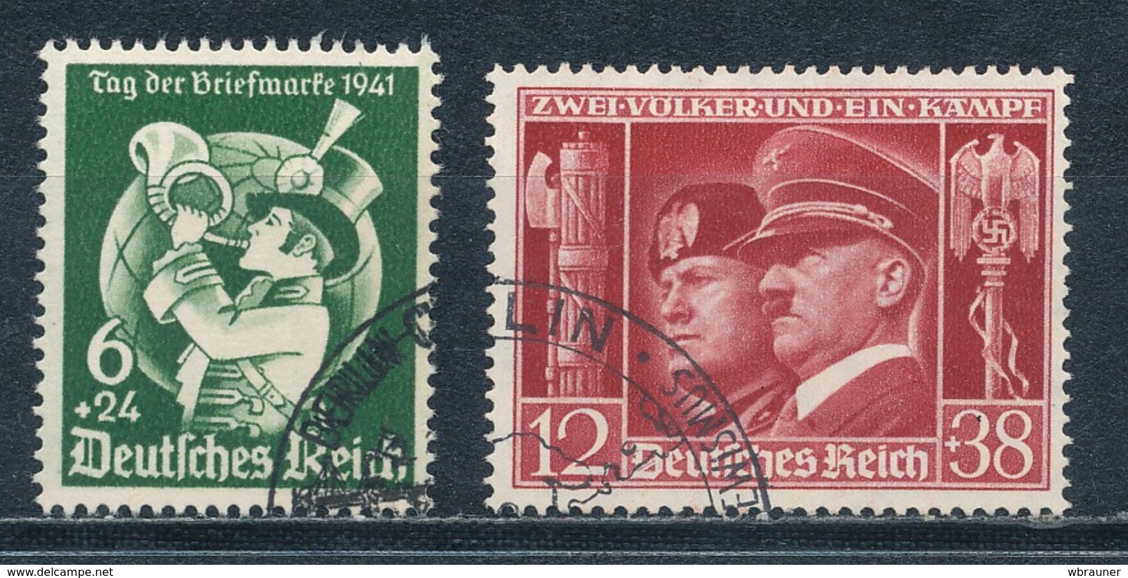Deutsches Reich 762 + 763 Gestempelt Mi. 9,50 - Gebraucht