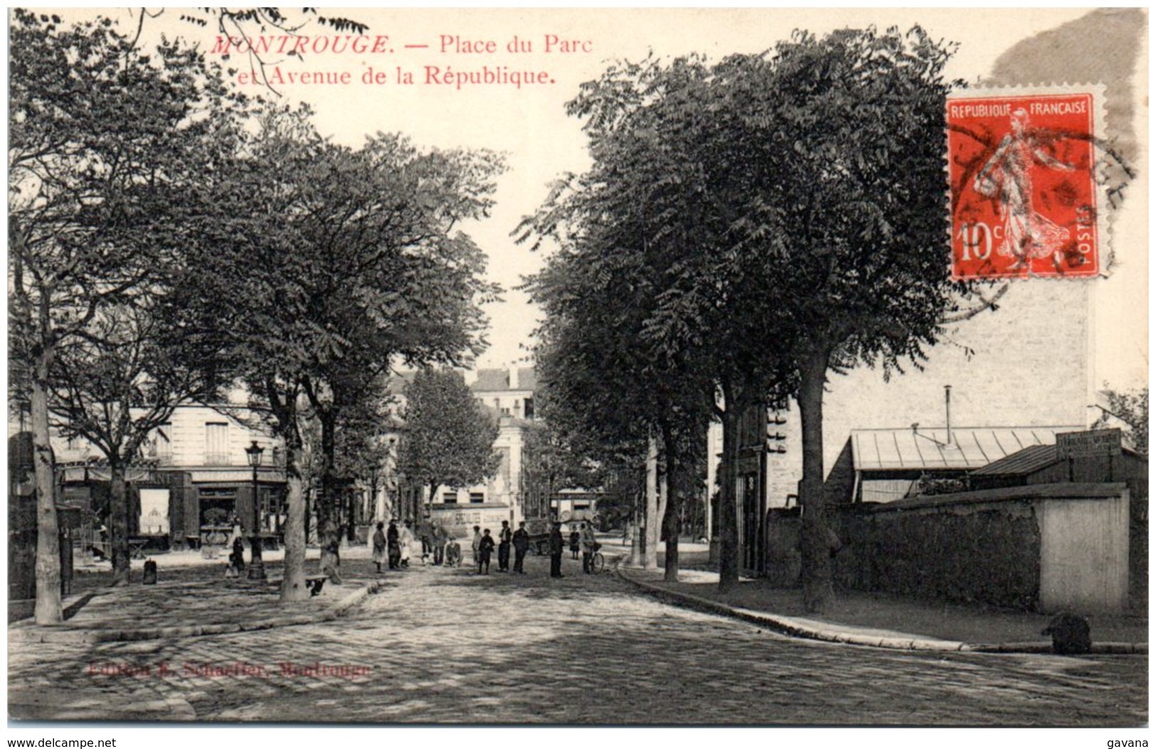 92 MONTROUGE - Place Du Parc Et Avenue De La République - Montrouge