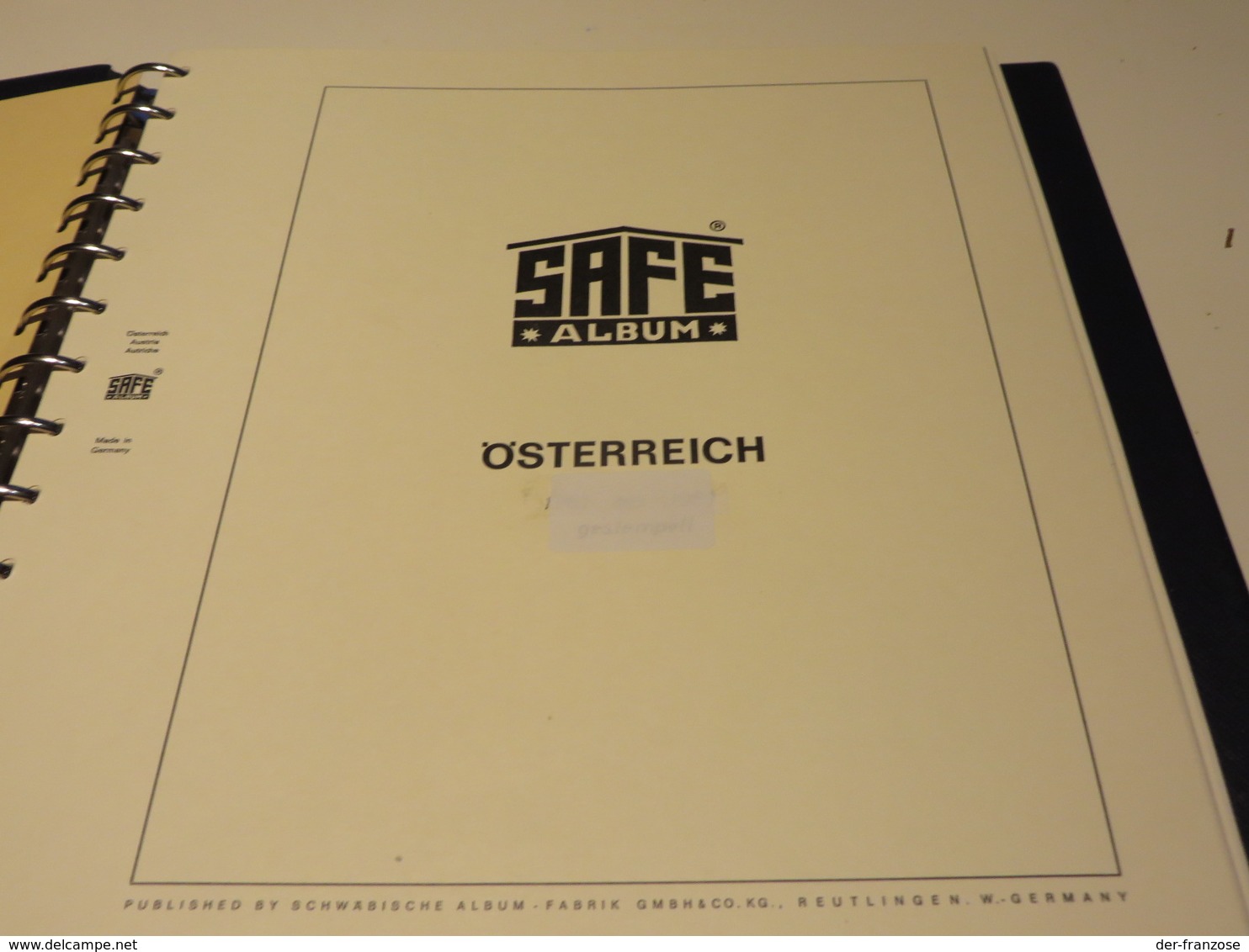 ÖSTERREICH  1977 Bis 1988  Posten  O /   ** /  MARKEN  Auf  SAFE - Dual FALZLOS - VORDRUCK - SEITEN  Im  BINDER - Sammlungen (im Alben)