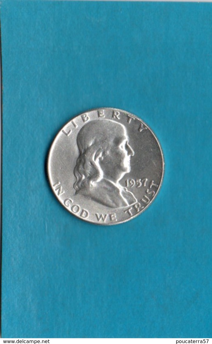 L-156  USA=1957     SILVER  FRANKLIN  1/2 DOLLAR - 1948-1963: Franklin