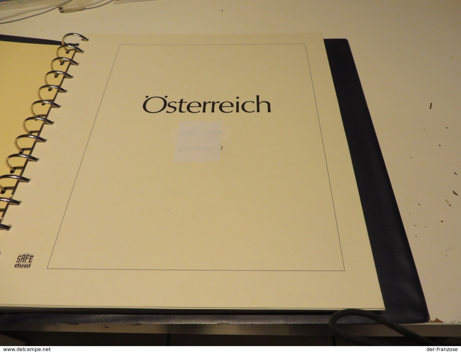 ÖSTERREICH  1989 Bis 1996  Posten  O /   ** /  MARKEN  Auf  SAFE - Dual FALZLOS - VORDRUCK - SEITEN Im  BINDER - Sammlungen (im Alben)