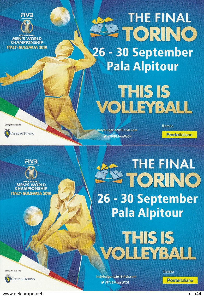 Tematica - Sport - Pallavolo - Torino 2018 - WORLD CHAMPIONSHIP ITALY-BULGARIA 2018 - - Volleyball