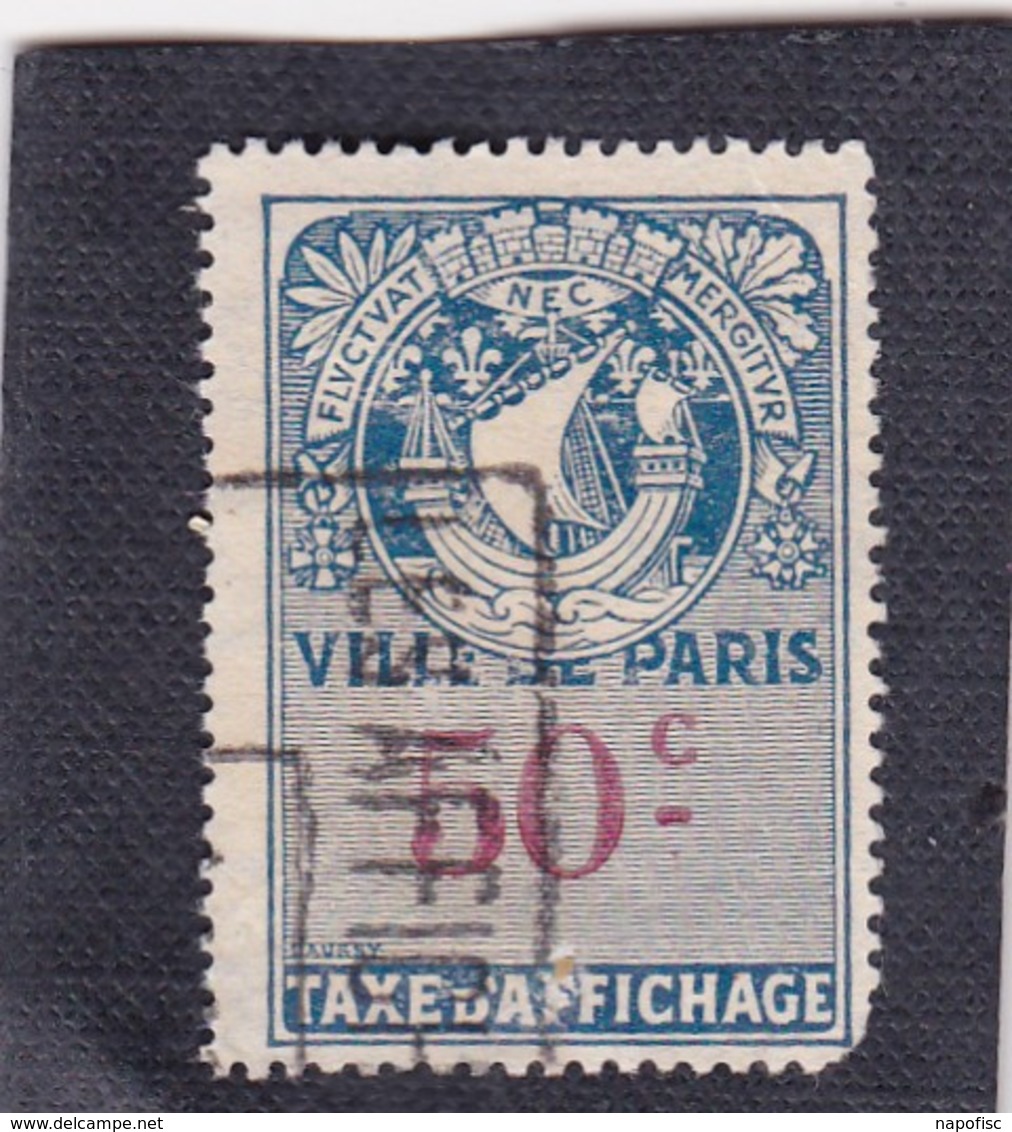 T.F D'Affichage Ville De Paris 50 C - Altri & Non Classificati