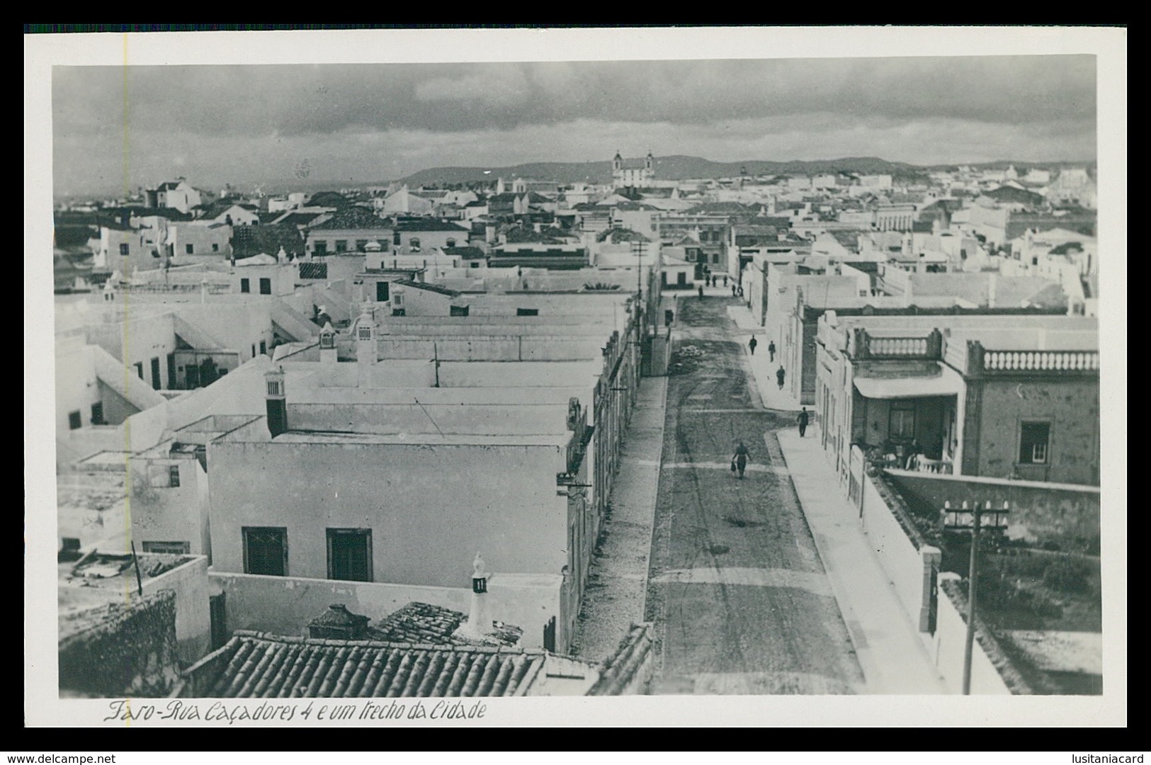 ALGARVE - FARO - Rua Caçadores 4 E Um Trecho Da Cidade. ( Ed. "LOTY")  Carte Postale - Faro