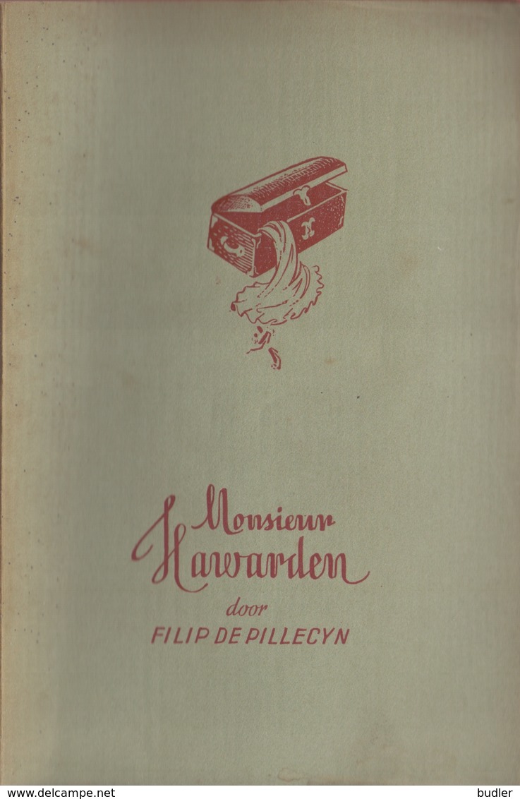 FILIP De PILLECIJN : ## Monsieur Hawarden ## - Novelle/Kortverhaal - 1952. Boekengilde De Clauwaert, Leuven. - Avonturen
