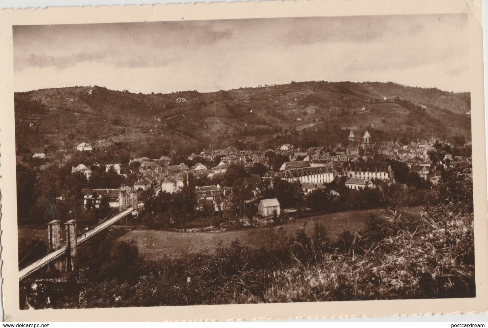 Dordogne France SUR CORREZE Postcard Rppc Real Photo Postcard 1937 - Sonstige & Ohne Zuordnung