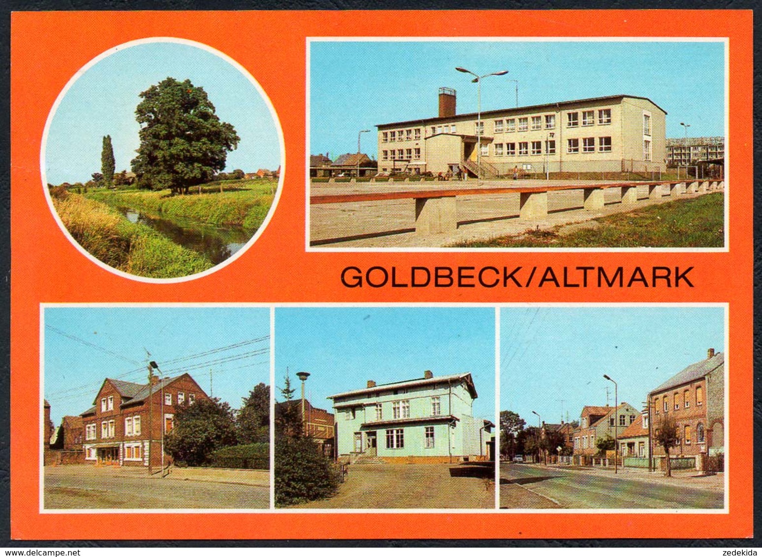 D0538 - TOP Goldbeck Schule HO Landwarenhaus Bahnhof - Bild Und Heimat Reichenbach - Osterburg