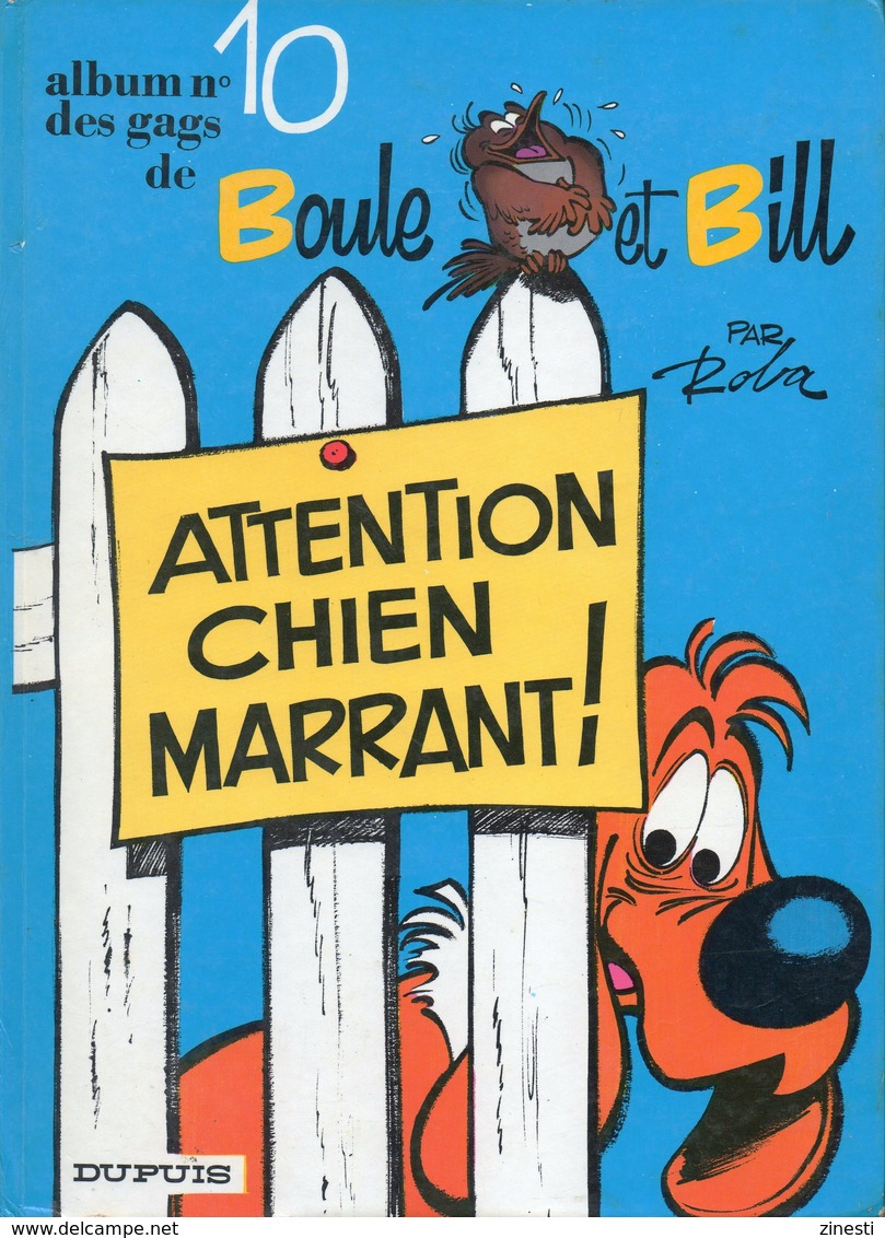 BOULE ET BILL N°10 -  ATTENTION CHIEN MARRANT - ROBA - DUPUIS 1976 - Boule Et Bill
