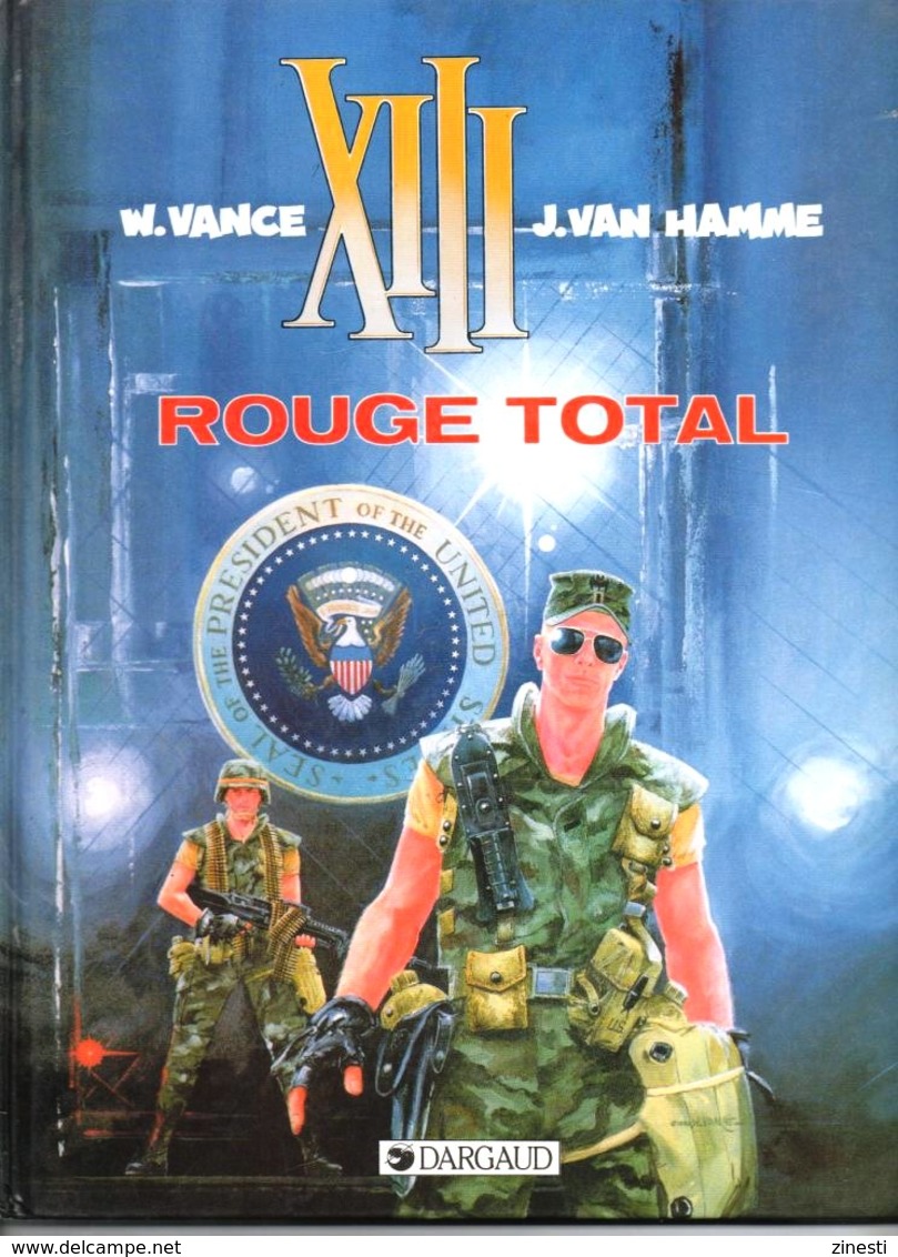 XIII / ROUGE TOTAL / W. VANCE - J. VAN HAMME / DARGAUD 1988 - XIII