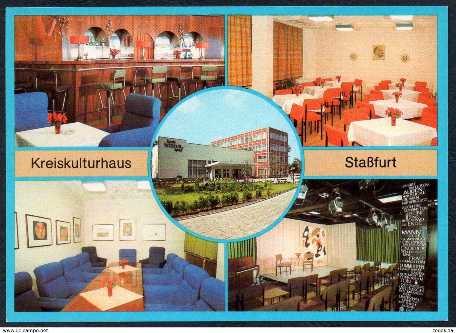 D0733 - TOP Staßfurt - Kreiskulturhaus Kulturhaus - Bild Und Heimat Reichenbach - Stassfurt