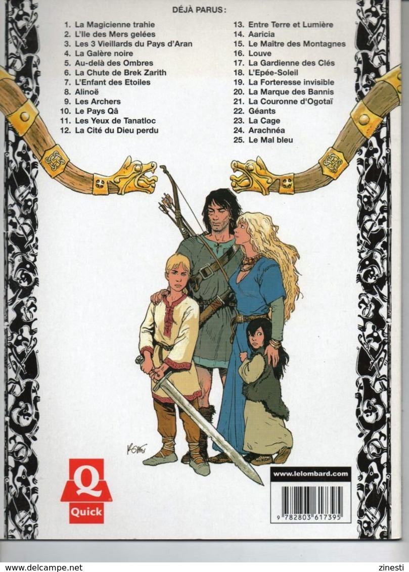 THORGAL / 9. LES ARCHERS / ROSINSKI - VAN HAMME / EDITIONS DU LOMBARD 2001 - Thorgal