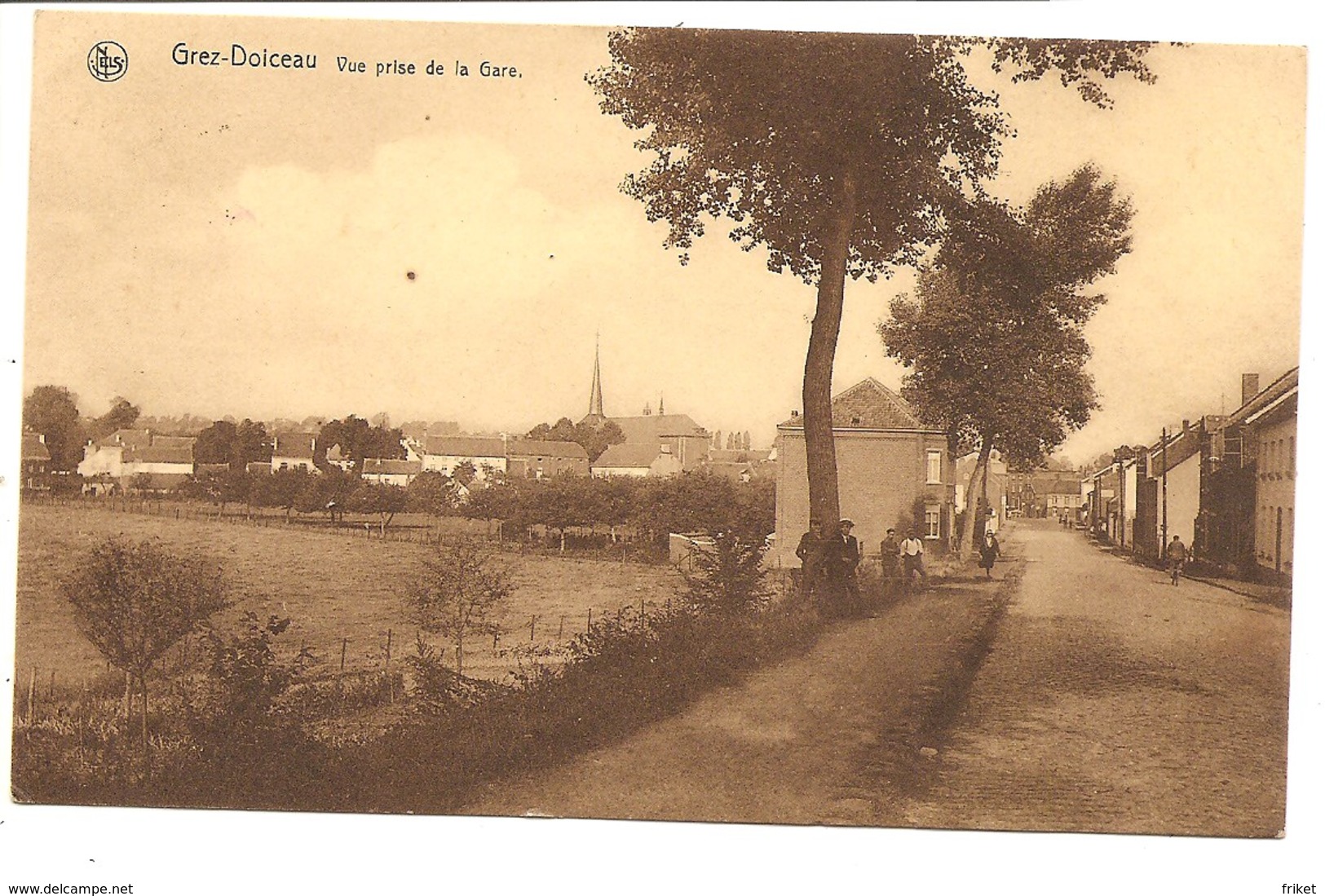 - 1872 -  GREZ-DOICEAU  Vue Prise De La Gare - Grez-Doiceau