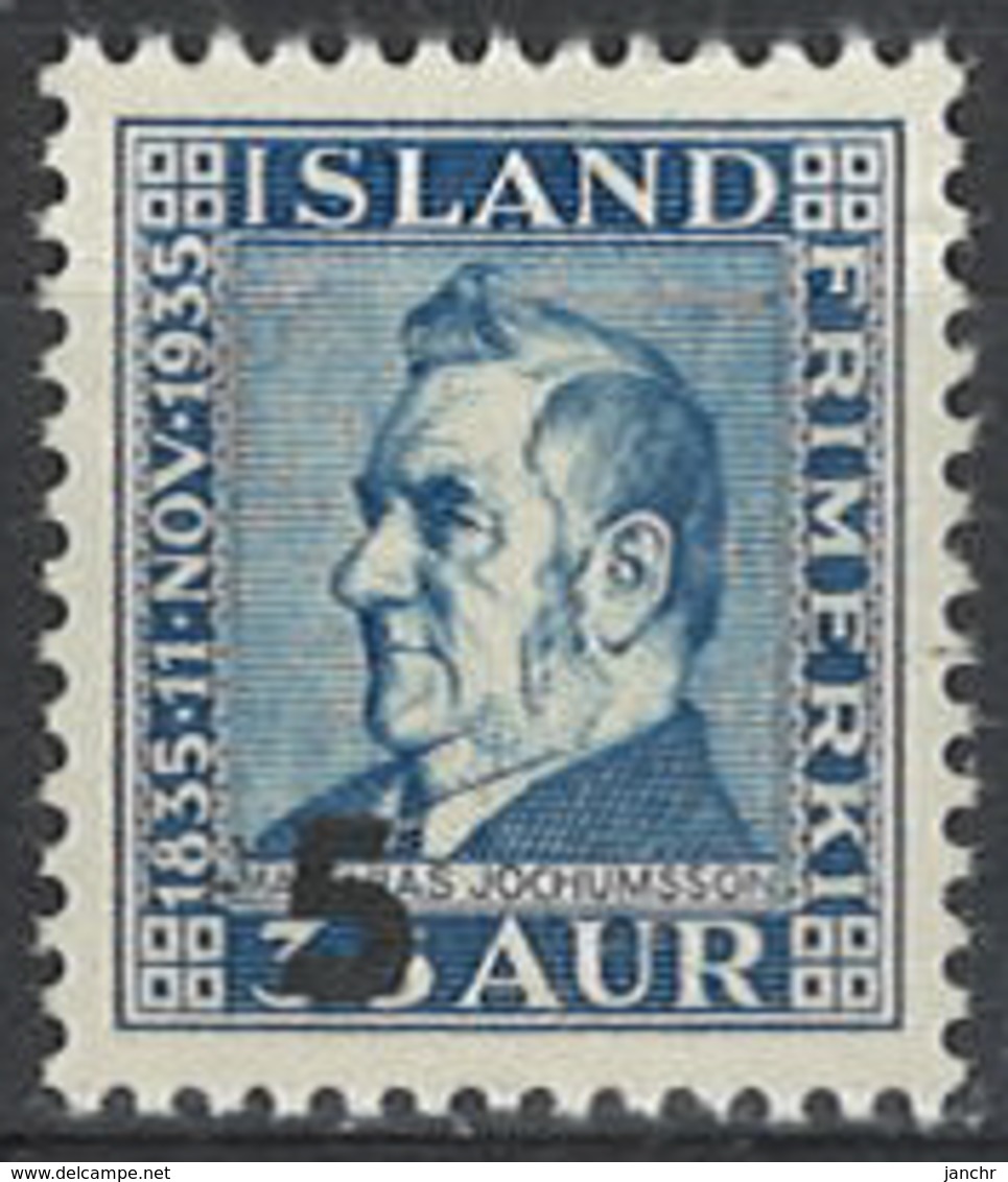 Iceland Island 1939. Mi 203 MNH - Ungebraucht