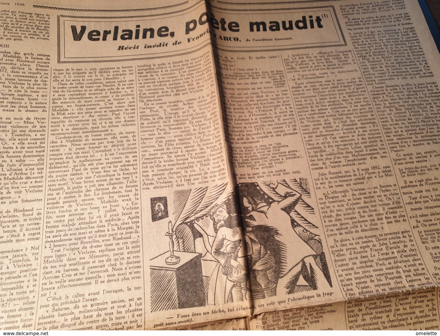 GRINGOIRE/PAPE TARDIEU/HENRY BERAUD /FRANCO LEON DEGRELLE/RALPH SOUPAULT /BEETHOVEN PORTALES /VERLAINE FRANCIS CARCO - Autres & Non Classés