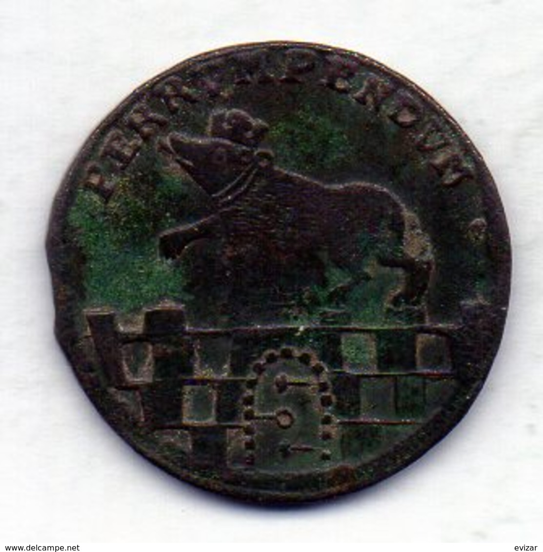 GERMAN STATES - ANHALT-BERNBURG, 3 Pfennig, Copper, 1760, KM #38.2 - Monedas Pequeñas & Otras Subdivisiones