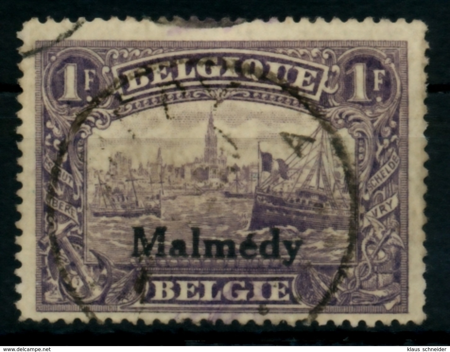 BELGISCHE BES.-POST MALMEDY Nr 11 Zentrisch Gestempelt X6E6782 - Besetzungen 1914-18