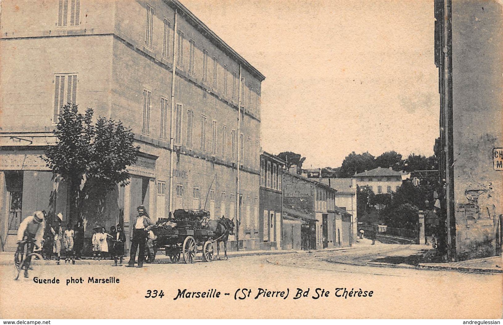 CPA MARSEILLE - ( St Pierre ) Bd Ste Thérèse - Non Classés