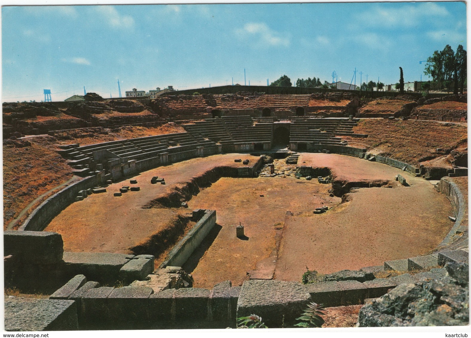 Merida - Anfiteatro Romano. Vista General - (Amphitheatre) - Badajoz