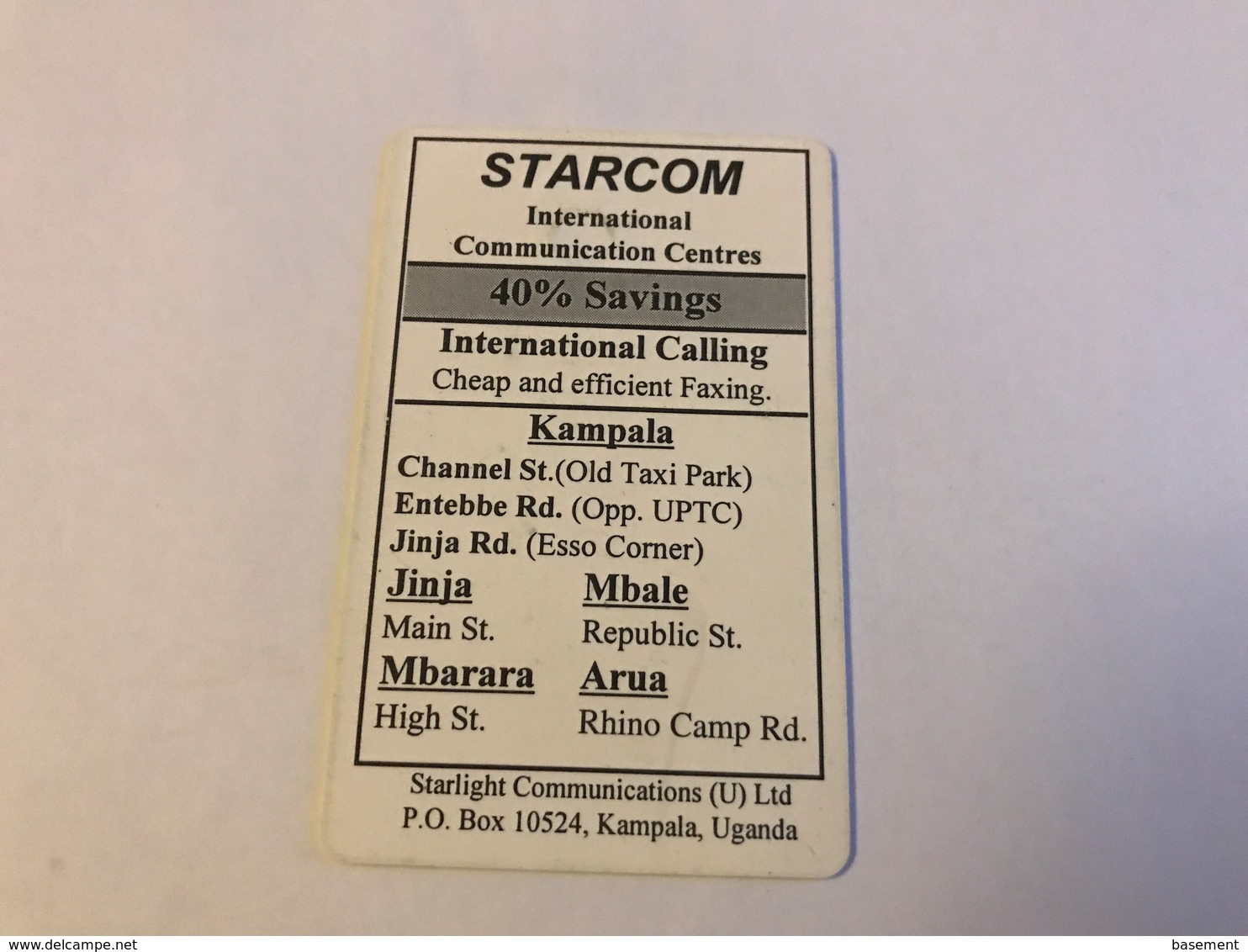 Uganda Starcom 150 U - Oeganda