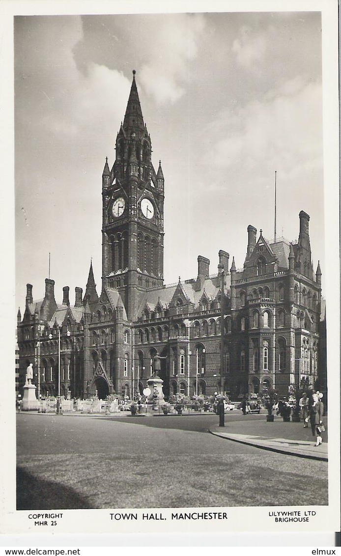 MANCHESTER. CP 9X14 Town Hall - Manchester