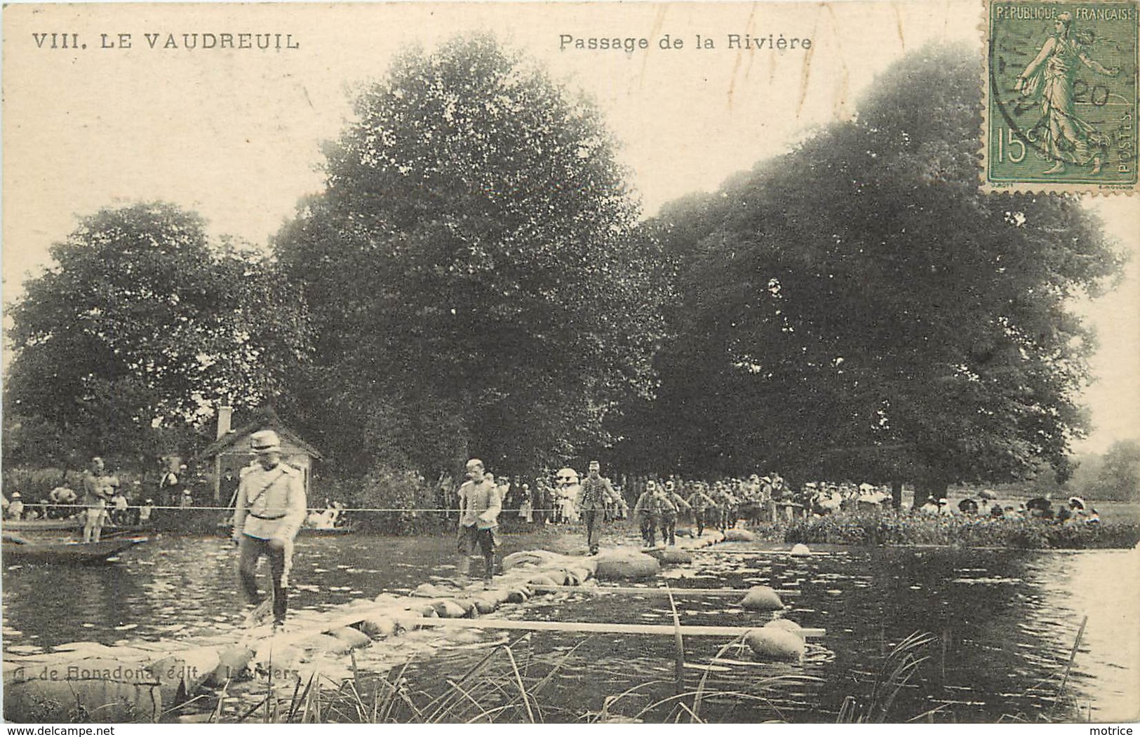 LE VAUDREUIL - Passage De La Rivière, Militaires. - Le Vaudreuil