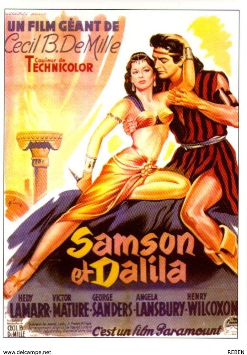 Réf.783/ 1 CPM - Carte Postale Cinéma - Samson Et Dalila - Manifesti Su Carta