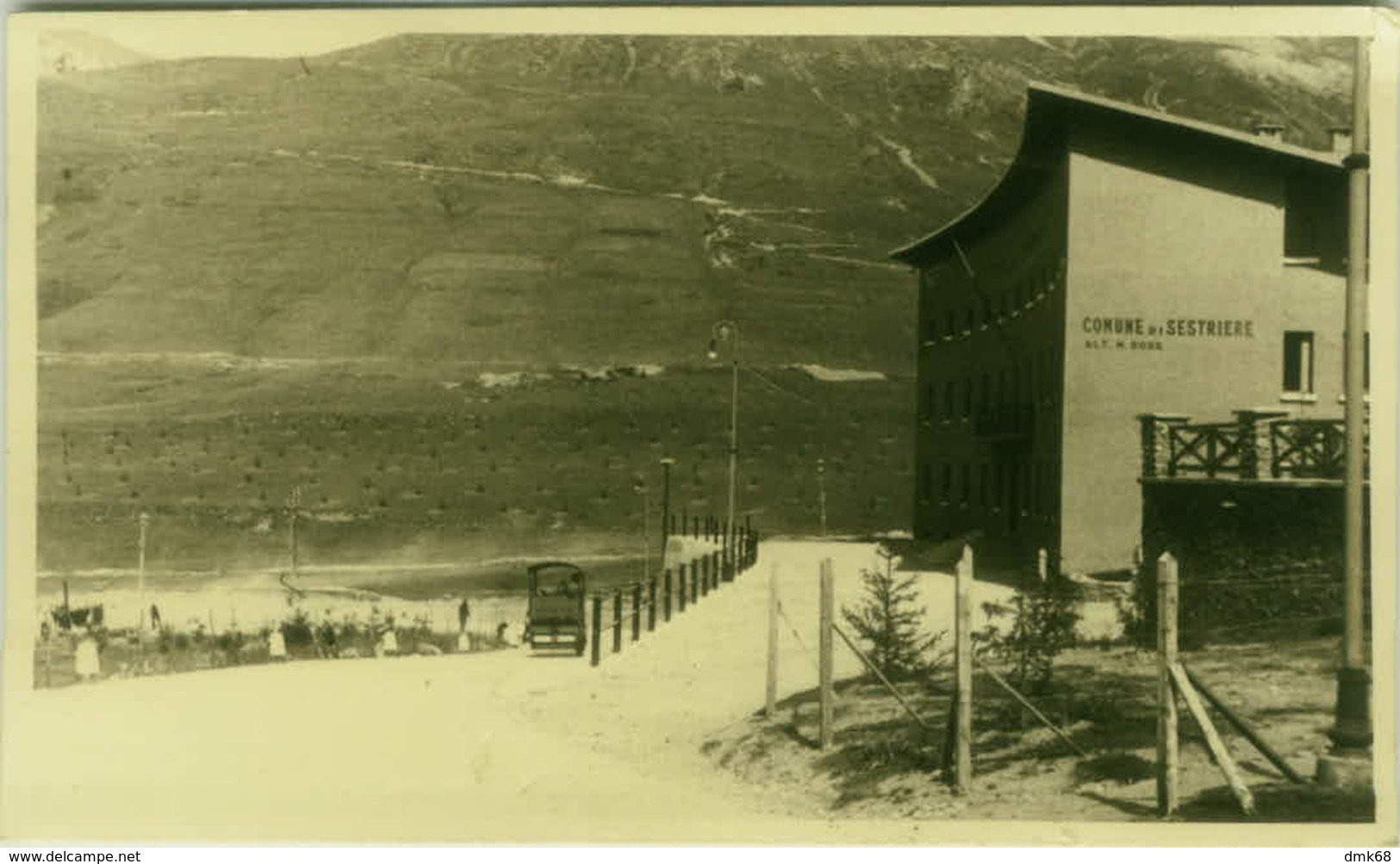 SESTRIERE ( TORINO ) CARTOLINA FOTOGRAFICA - 1930s  ( 3787 ) - Altri & Non Classificati