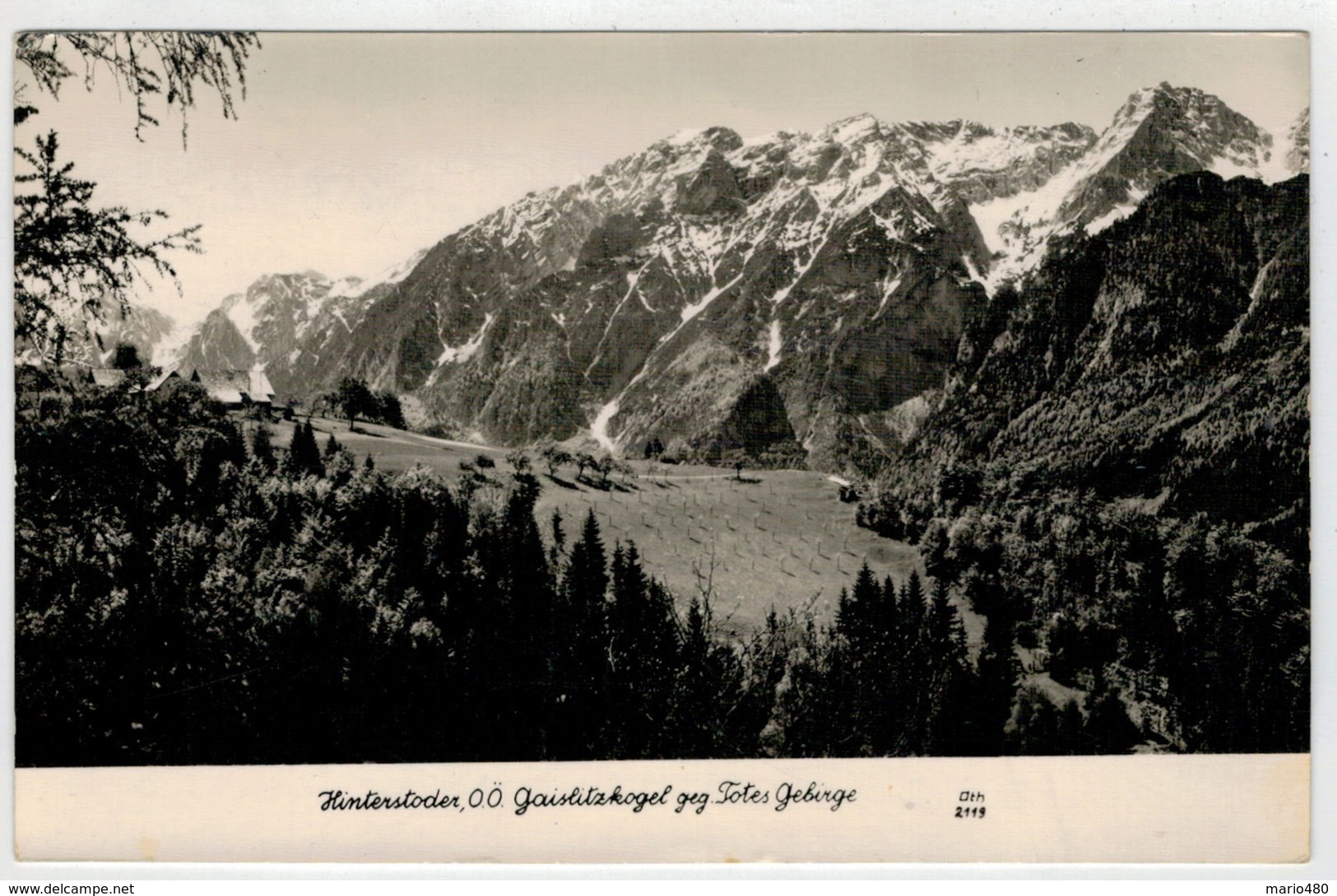 HINTERSTODER    GAISLITZKOGEL  GEG.  IOTES GEBIRGE              (VIAGGIATA) - Hinterstoder