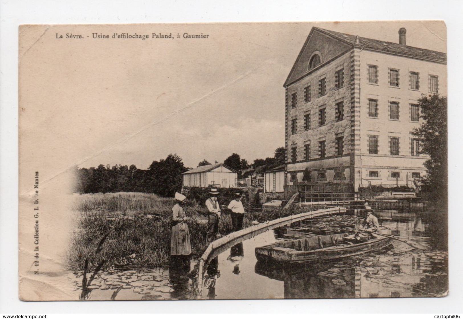 - CPA GAUMIER (79) - Usine D'effilochage Paland (avec Personnages) - Collection G. I. D. N° 12 - - Other & Unclassified