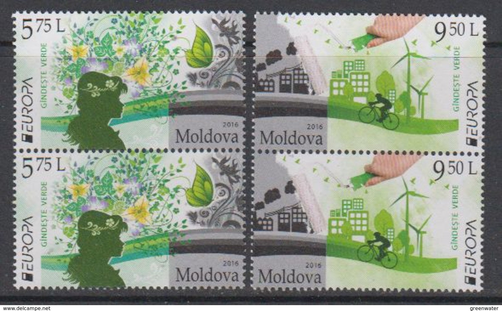 Europa Cept 2016 Moldova 2v (pair) ** Mnh (45447B) - 2016