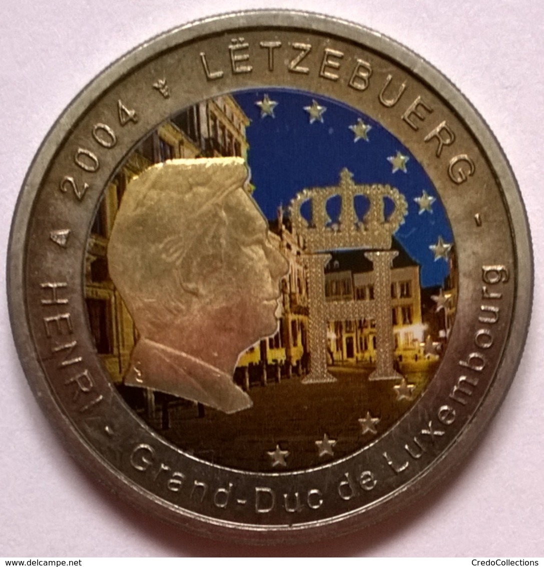 Luxembourg - 2 Euros Couleurs - 2004 - Grand Duc Henri - Luxemburgo