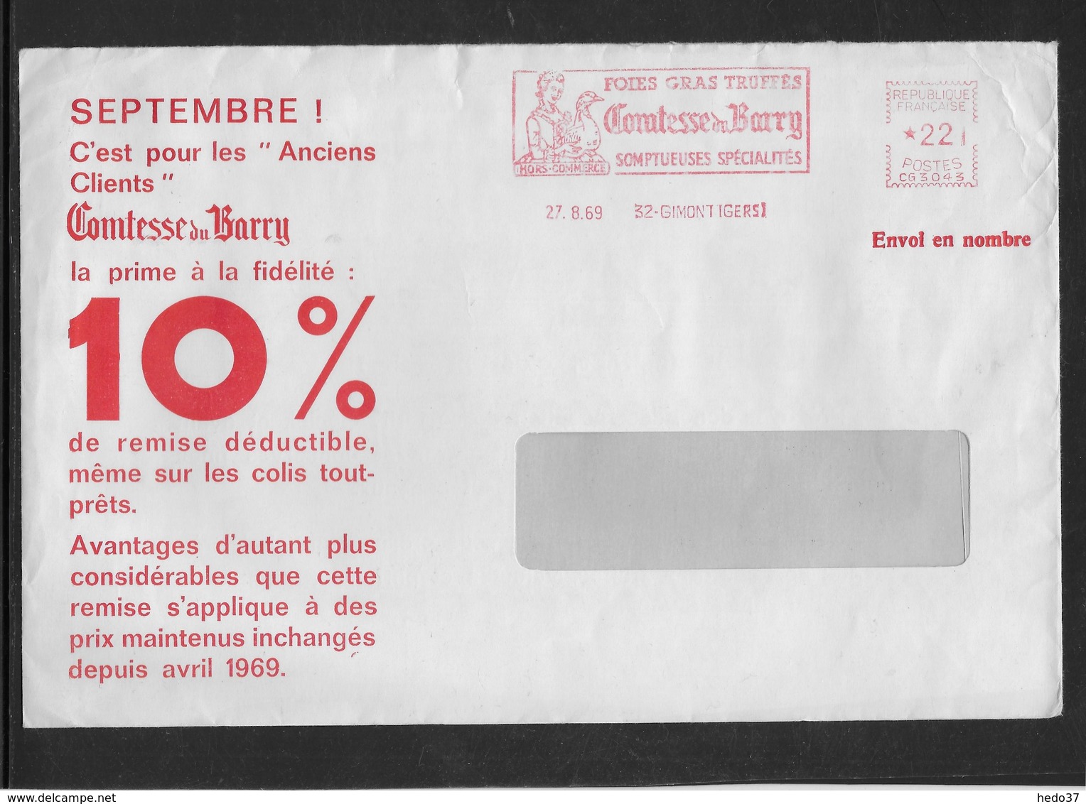 Thème Oiseaux - France Oblitération - Enveloppe - Afstempelingen & Vlagstempels