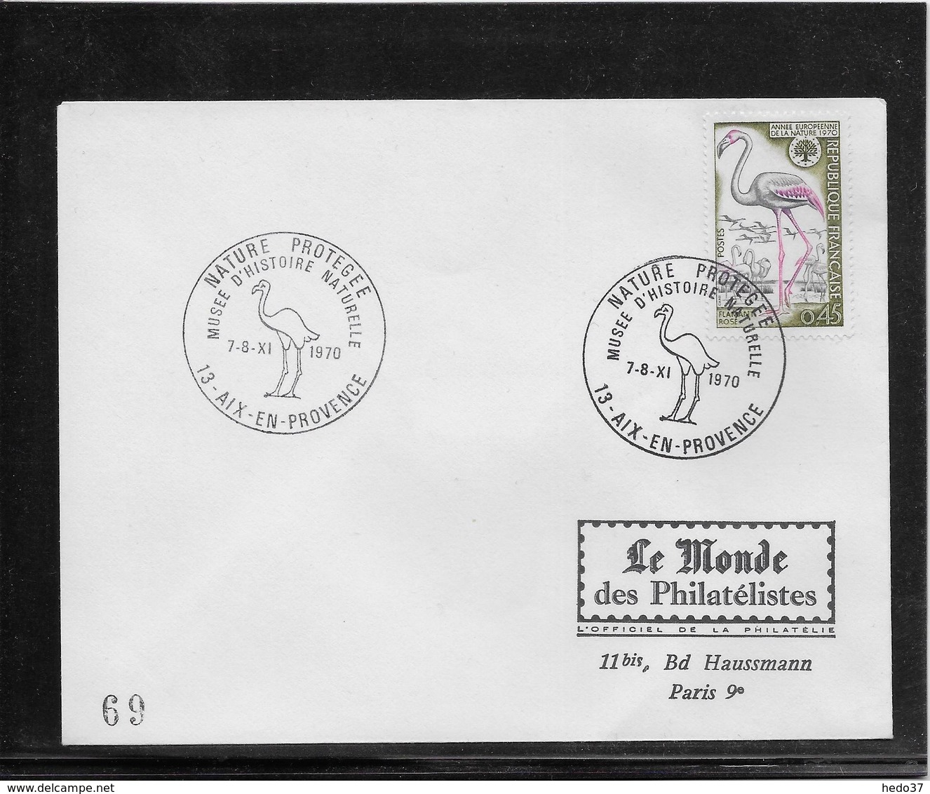 Thème Oiseaux - France Oblitération - Enveloppe - Mechanical Postmarks (Advertisement)