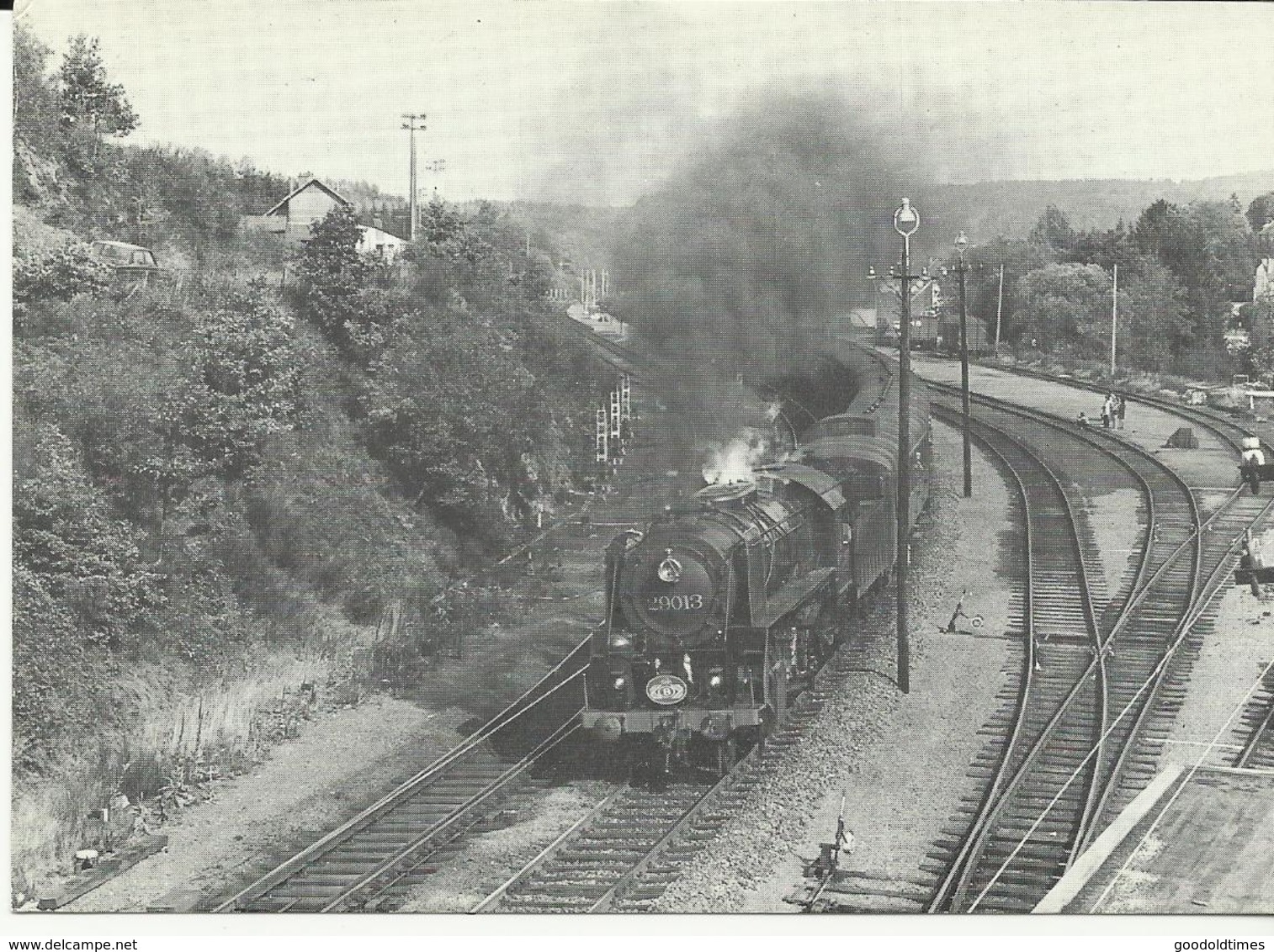 SNCB Vielsalm Le 18 Septembre 1976 Locomotive 29013 Edition A.s.l.b.   (3245) - Bahnhöfe Mit Zügen