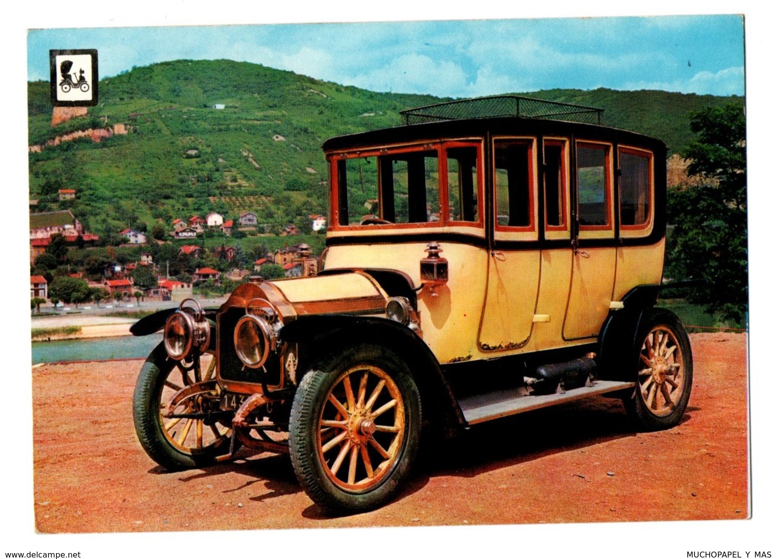 POSTAL OLD POST CARD COCHE CAR VOITURE AUTO COCHES DE ÉPOCA LORRAINE DIETRICH 1911 BERLINA VIAJE FRANCIA FRANCE VE FOTOS - Otros & Sin Clasificación