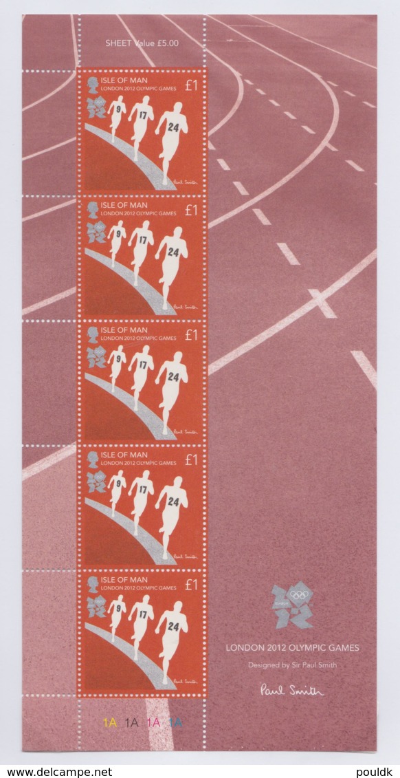 Isle Of Man 2012 London Olympic Games Souvenir Sheet MNH/** (H59A) - Verano 2012: Londres