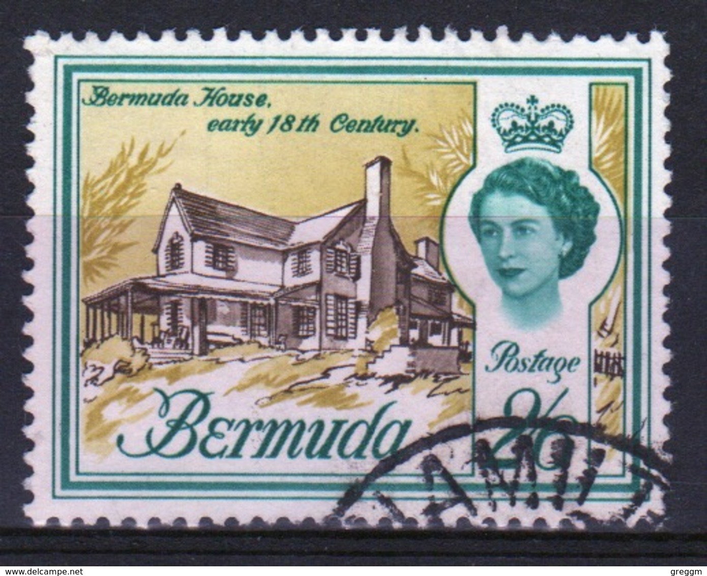 Bermuda Elizabeth II 1962 Single 2/6d Stamp From The Definitive Set. - Bermuda