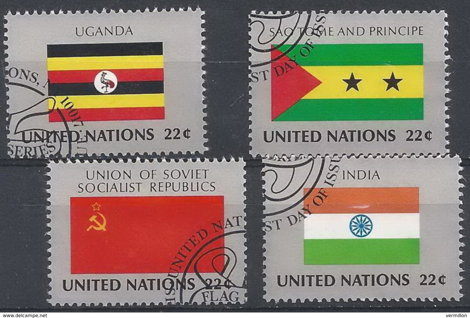 NN-/-649-   U.R.S.S., OUGANDA, INDE, St THOMAS - N° 444/47, Cote =  6.80 €,  Voir Scan Pour Detail ,  Liquidation - Usati