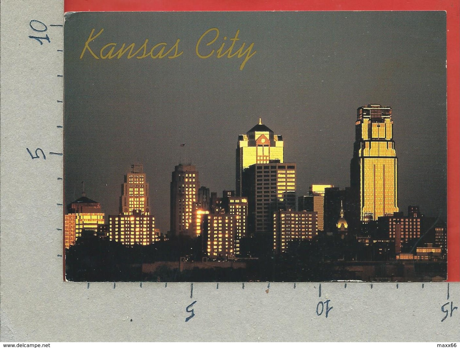 CARTOLINA NV STATI UNITI - The Golden Glow Of KANSAS CITY - MISSOURI - 10 X 15 - Kansas City – Missouri
