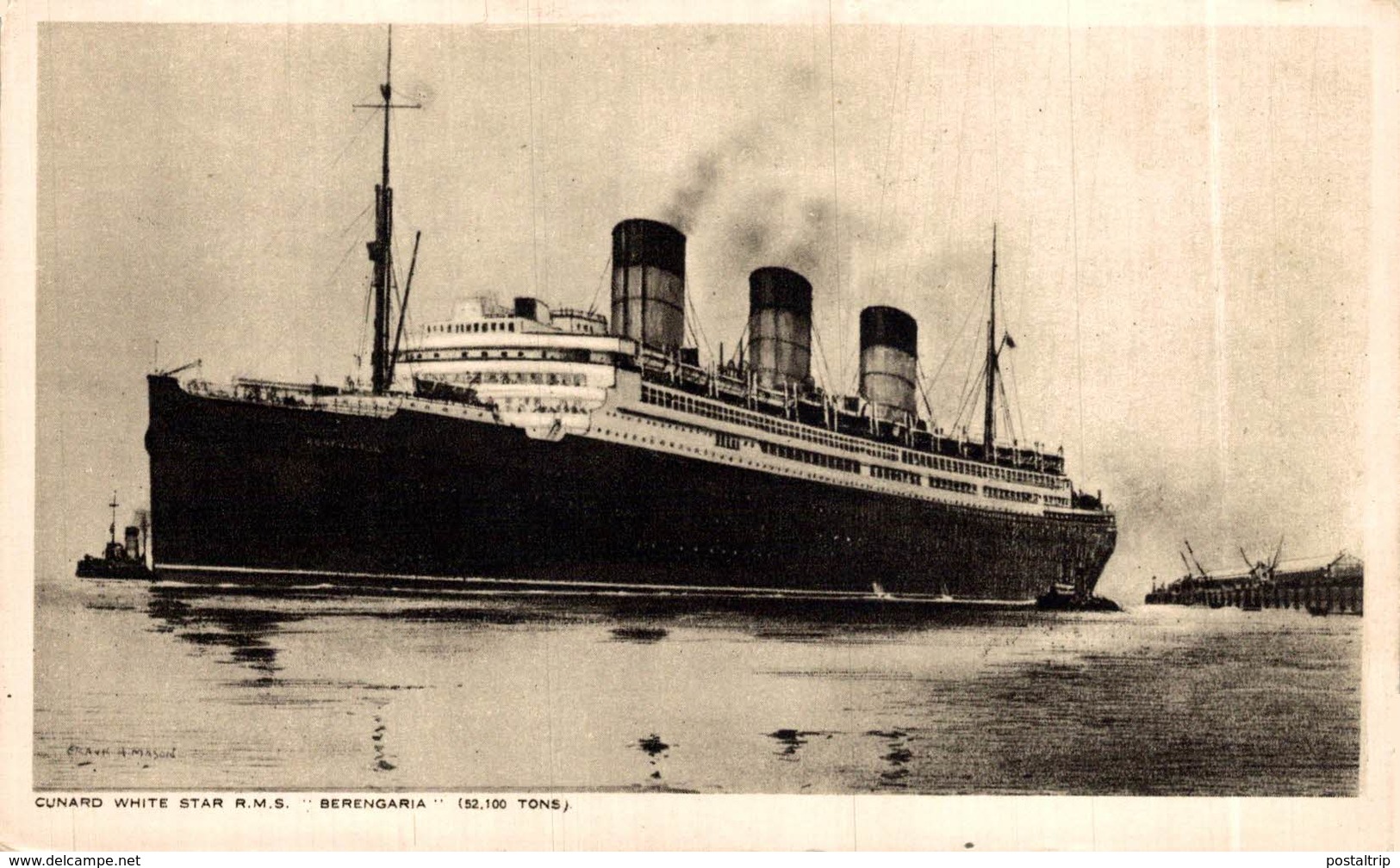 RMS BERENGARIA CUNARD WHITE STAR - Paquebote