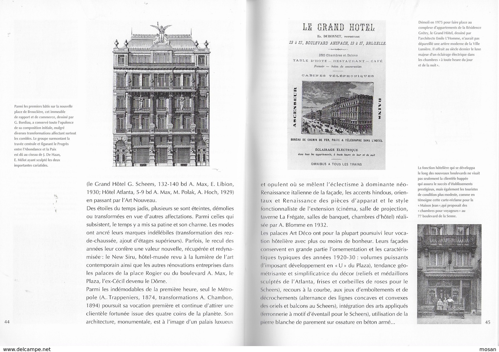 Les Boulevards Du Centre De Bruxelles. Patrimoine. Architecture. Voûtement De La Senne. Parcours Thématiques - Belgique